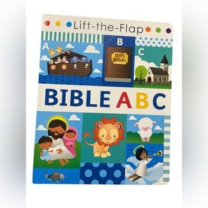 Bible ABC - Lift the Flap Activity Kids Toddler Baby Board Book Learning Fun Edu